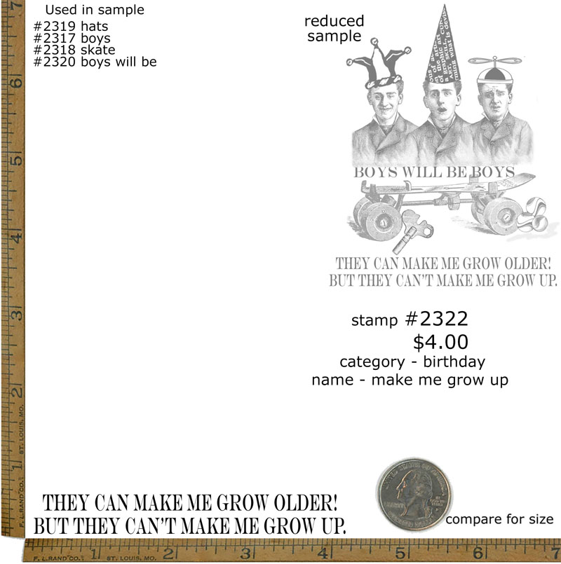 #2322 - Make Me Grow Up - Birthday